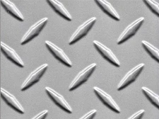 Argent Silver Diamond Plate Thermoplastic Sheet 24" x 96" x 030