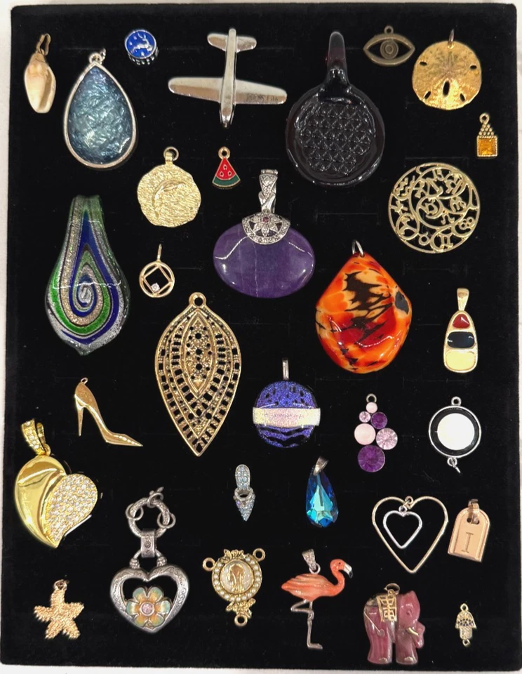 Различные подвески подвески кнопки смешанный лот - винтажный и современный стили, 30+ штук - Изображение 4 из 4