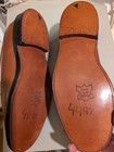 Vintage Men's All Leather Wing Tip Lace Up Brouge Dress Shoes 9.5 D New — photo 5