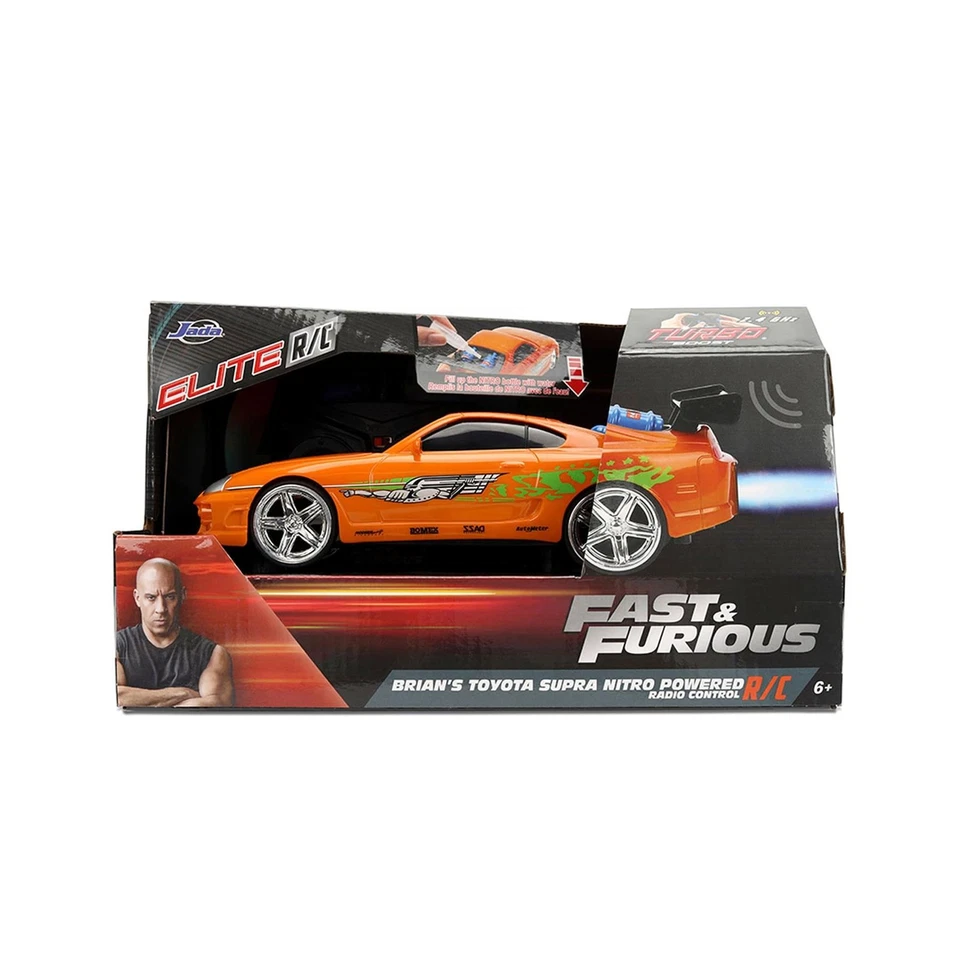 Fast & Furious Brian's Toyota Supra NOS Powered & High-Speed Racing RC Vehicle - Image 2 of 4