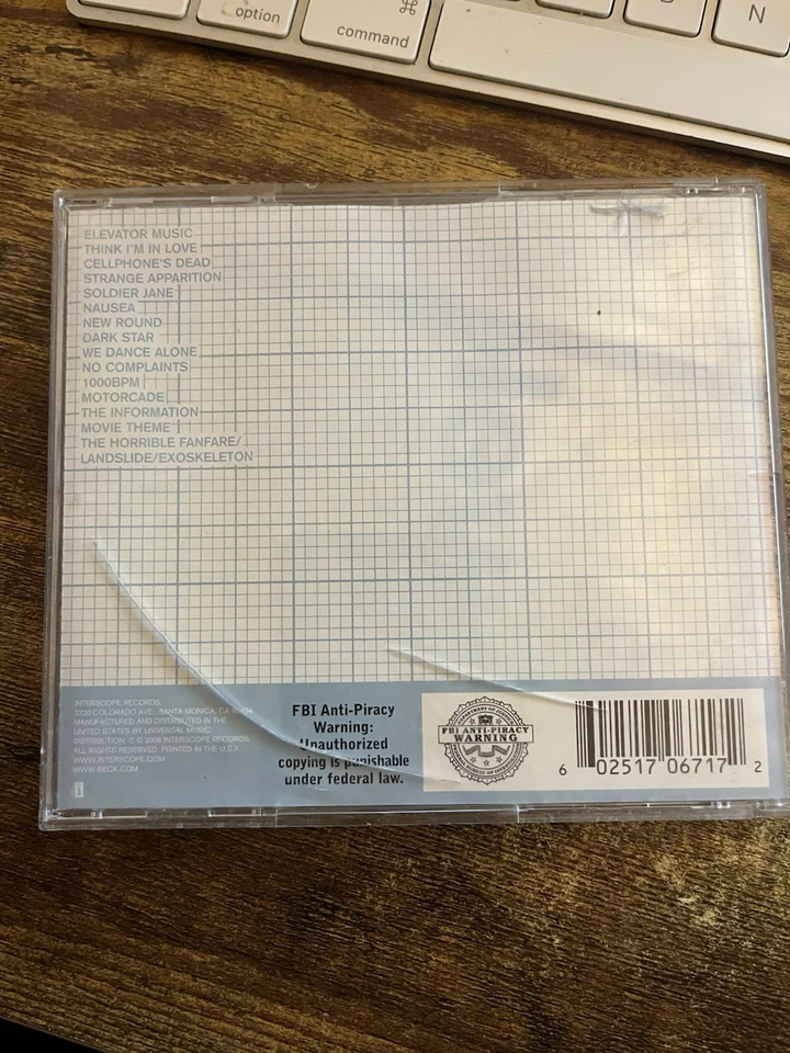 Beck – The Information CD Only USED includes all Stickers Unused Foto 2 de 4