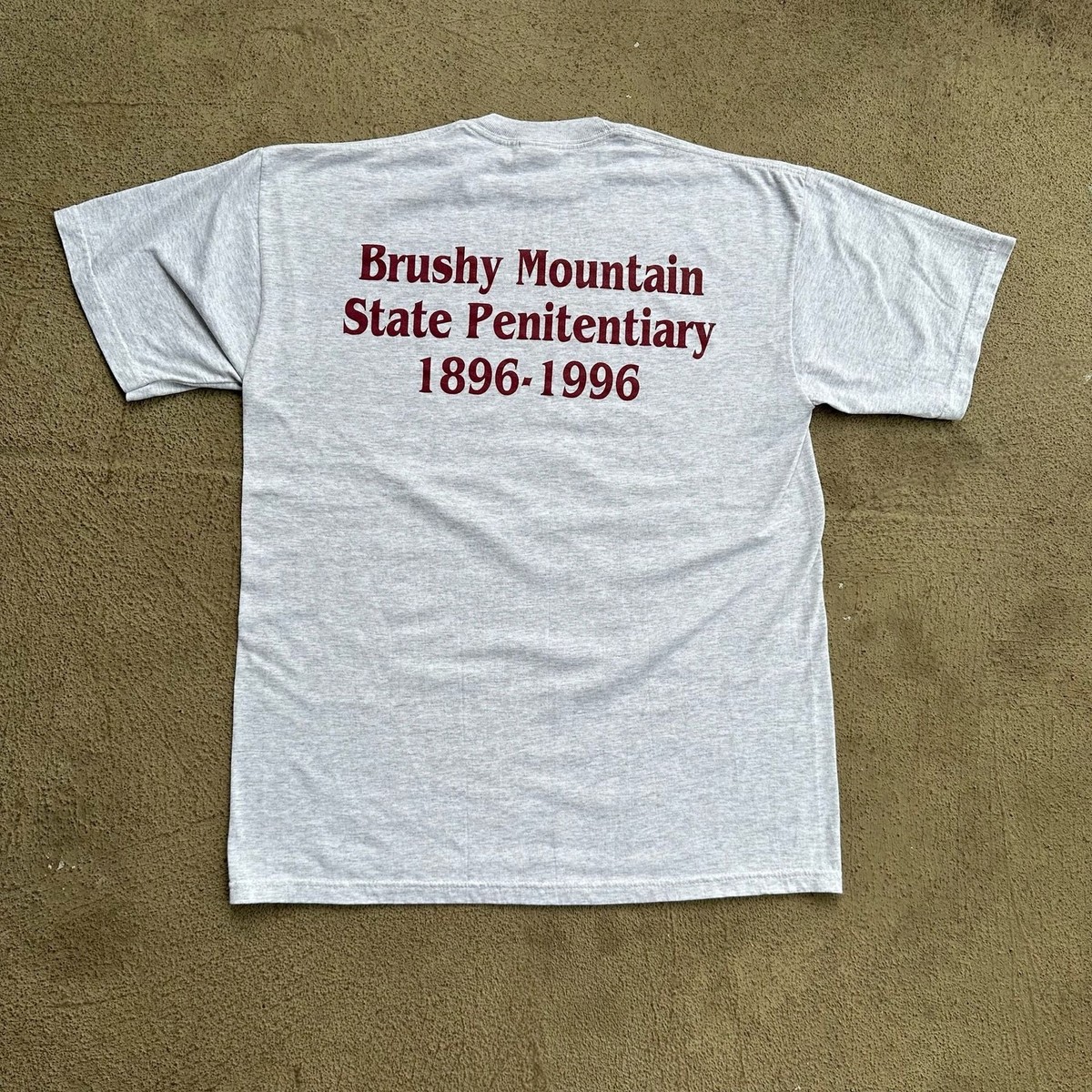 Vintage 1996 Brushy Mountain State Penitentiary T-Shirt View 2