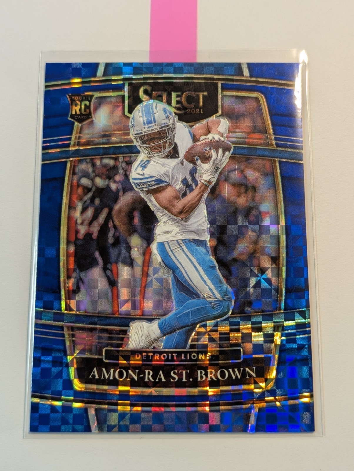 2021 Panini Select - Concourse Amon-Ra St. Brown #73 Blue Prizm 145/199 (RC)