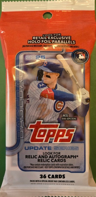 2025 Topps Baseball Update Series 36 Cards Holo Foil Parallels