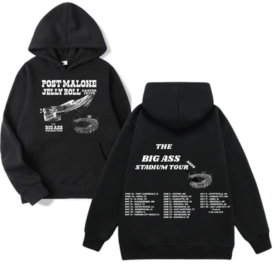 Post Malone The Big Ass Stadium Tour Part 2 Hoodie, Posty Merch