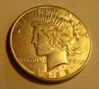 1928 S Peace Dollar AU