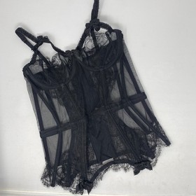 Agent Provocateur Alina Black Basque 36C New