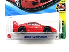 2025 Hot Wheels Ferrari F40 Competizione 198 red SUPER CUSTOM WHEEL SWAP by AEB