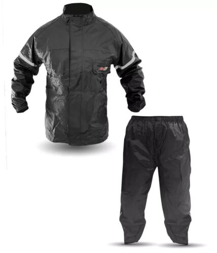 Adult Men Women Rain Suit Jackets Pant Gear Raincoat Waterproof motorcycle - Picture 2 of 4
