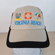 VIRGINIA BEACH YOUTH/TODDLER ADJUSTABLE STRAPBACK BASEBALL HAT/CAP, BEACH/TRAVEL
