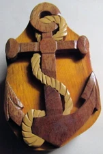 Ship's Anchor - Secret Wooden Puzzle Box