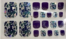 Pedi Nail Polish Strips. ZF003    . READ DESCRIPTION BELOW