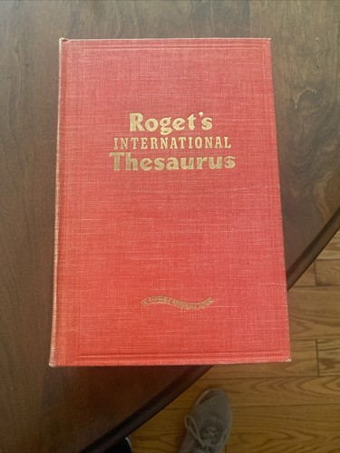 Roget's International Thesaurus 1959 Thomas Y Crowell Co. Hardcover Vintage