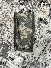 US Military MOLLE II Double Mag Pouch 2 Magazine Mag Army ACU Camo