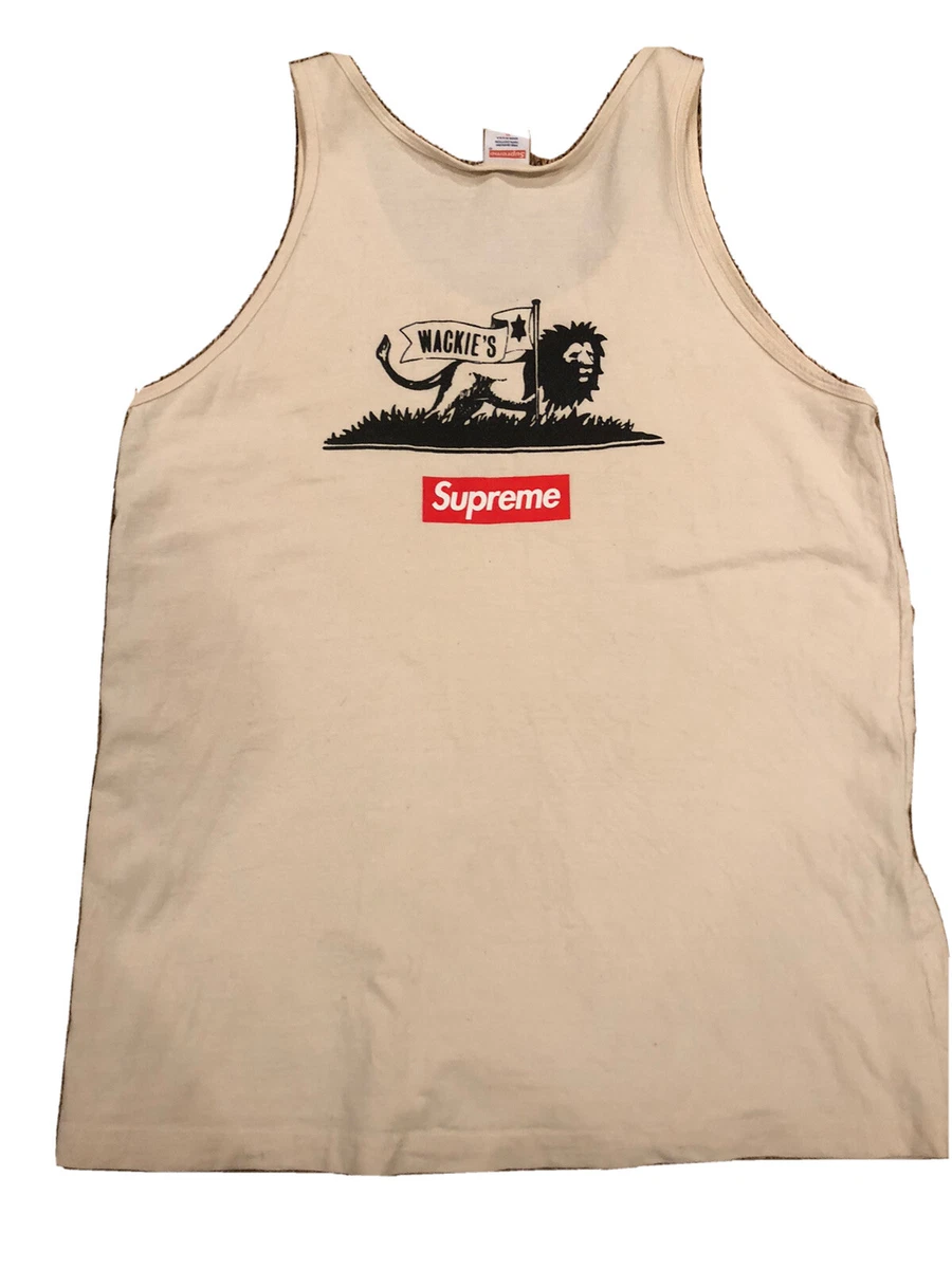 Supreme Wackies Sugar Minott SS13 Tank Top Sz XL box logo bogo rare