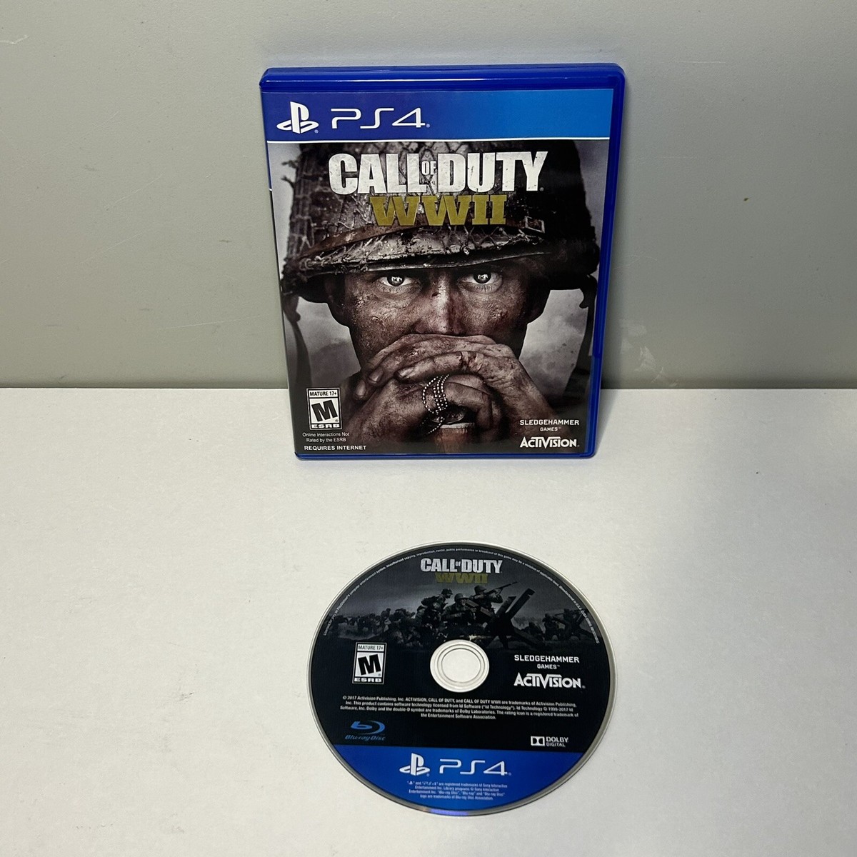 Call of Duty (WW2) WWII (Sony Playstation 4, 2017, PS4, Works