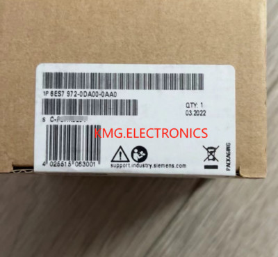 NEW SIEMENS 6ES7972-0DA00-0AA0 6ES7972-0DA00-0AA0  U3 1year warranty NEW IN BOX