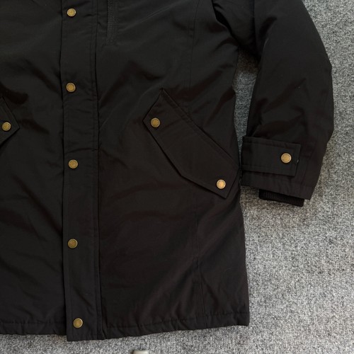 Pendleton Bryce Jacket Wool Trim Down Fill Parka Medium Black - Picture 2 of 13