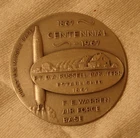 1967 WYOMING CENTENNIAL SILVER ROUND, .999 SILVER