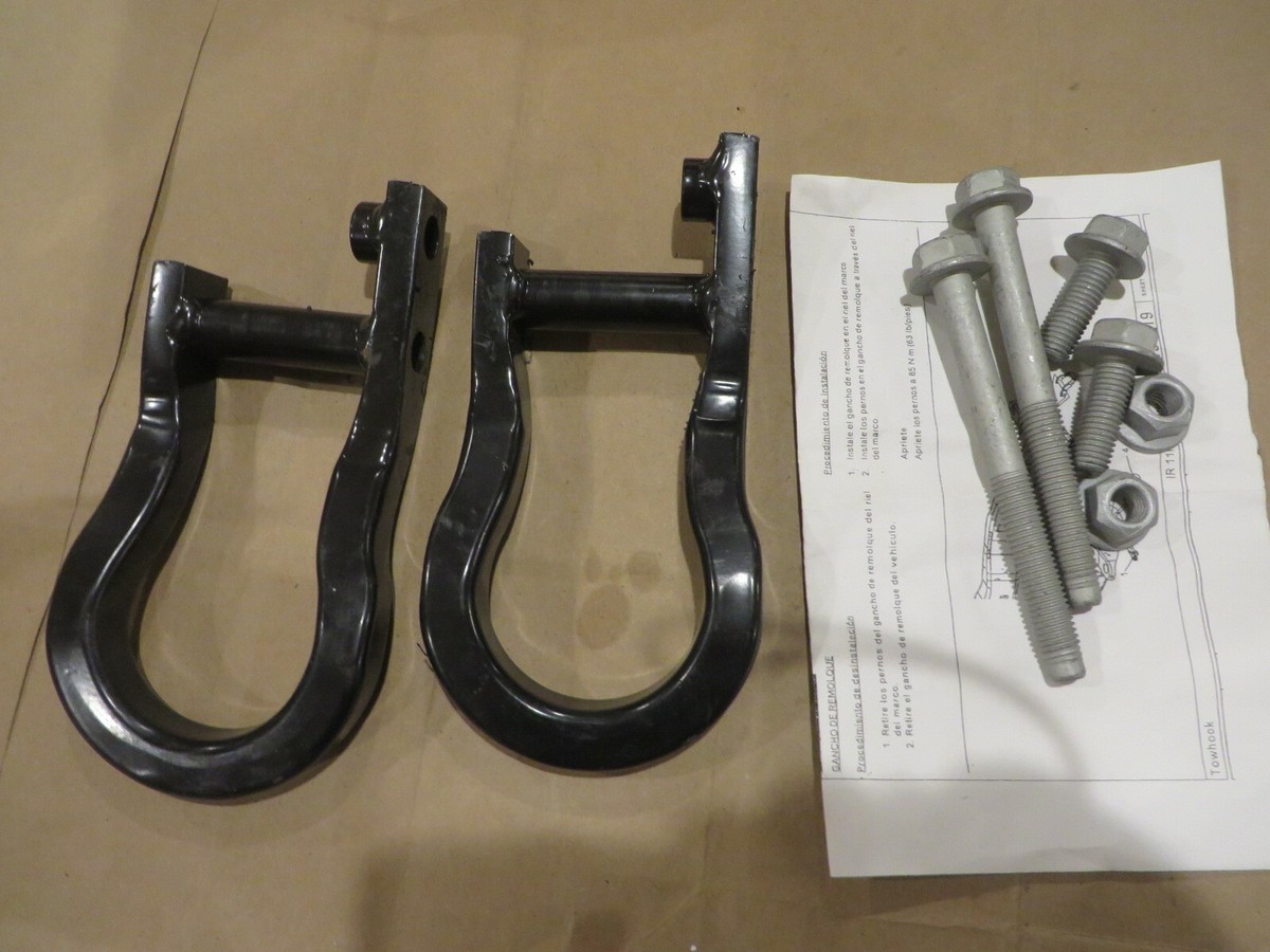 OEM # 19202499 # 84072462 Genuine GM AC DELCO new Tow Hook set 