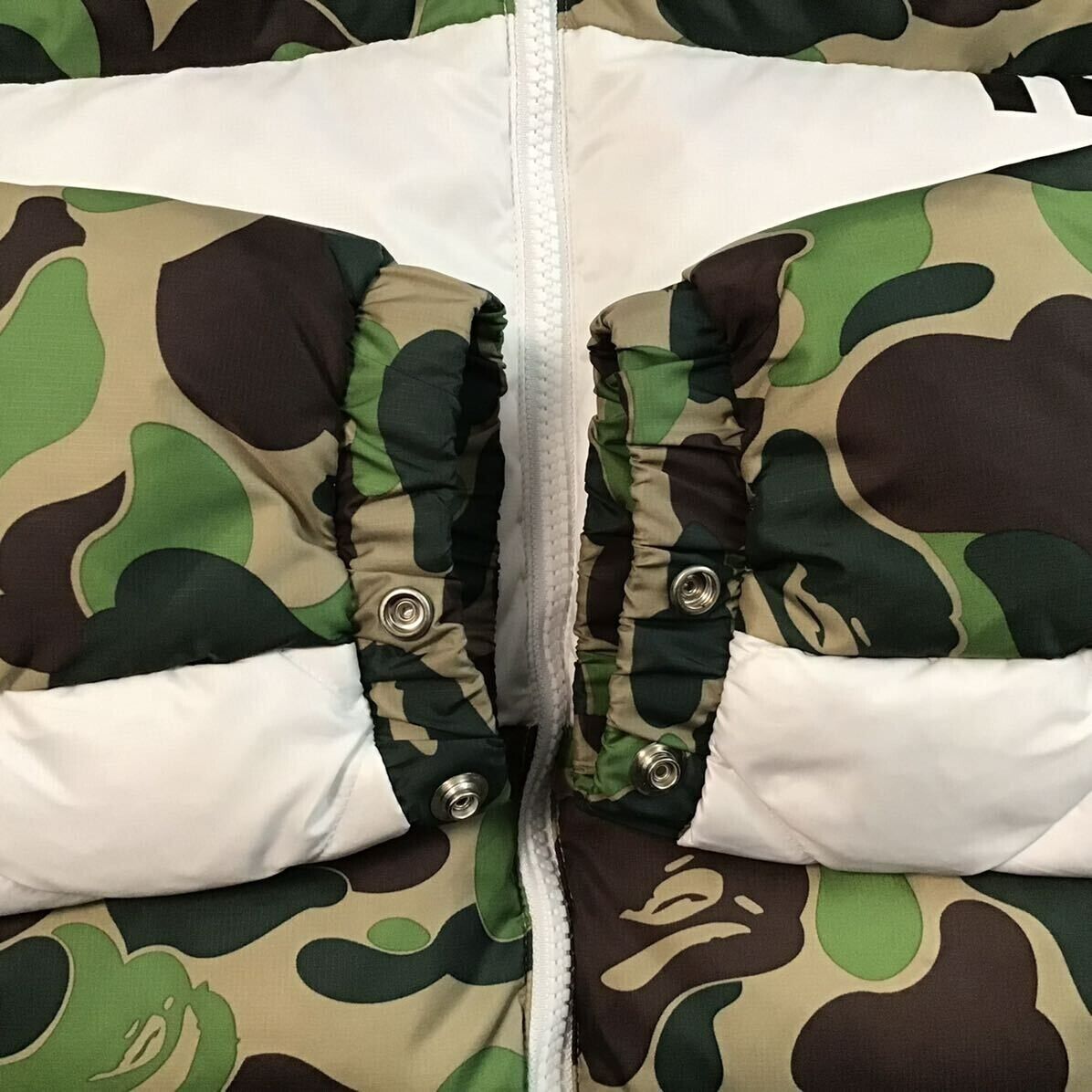 BAPE × Adidas Shark full zip hoodie Puffer Down Jacket A BAPE × Adidas Shark full zip hoodie Puffer Down Jacket A