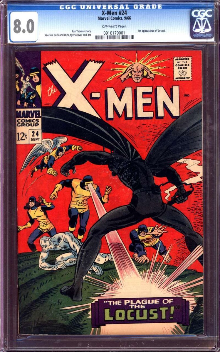 アメコミリーフ　X-Men #24 1966年発行 CGC6.0 The X-Men #24 (Marvel Comics September 1966) for sale online