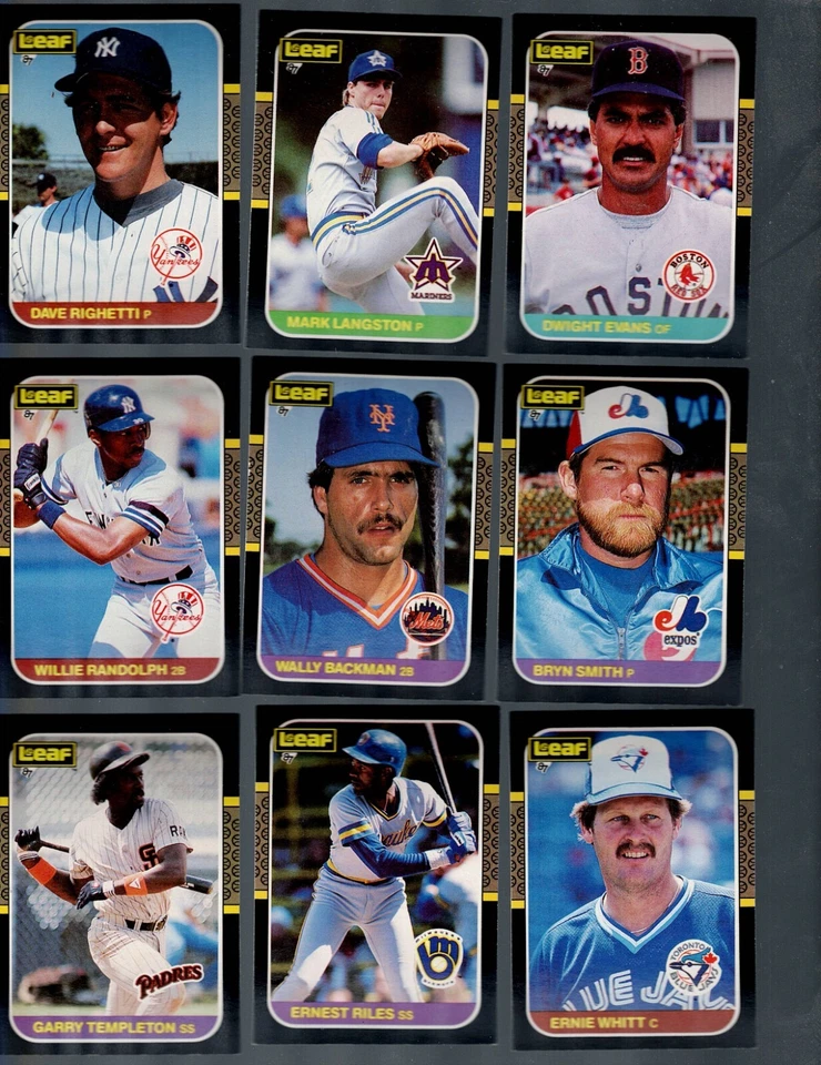 -1987 Leaf Baseball Complete Your Set Buy More, Save More! - Image 2 of 4