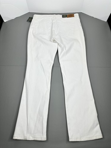 Lauren Ralph Lauren Modern Curvy White Denim jeans Size 14-30 New - Picture 7 of 15