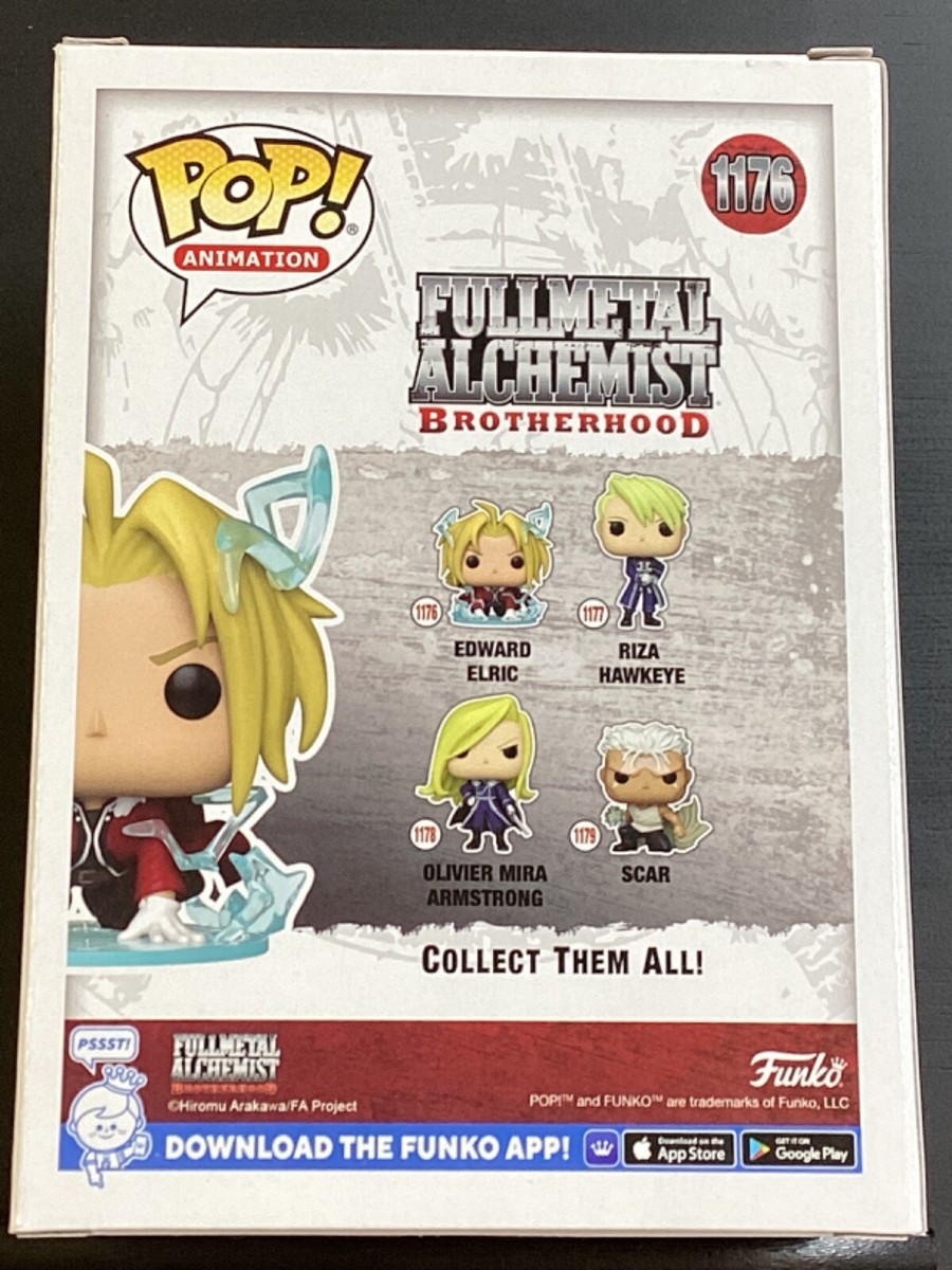ファンコ　ポップ　鋼の錬金術師　エドワード・エルリック　1176　チェイス版 Funko POP! Full Metal Alchemist Edward Elric 1176 Limited