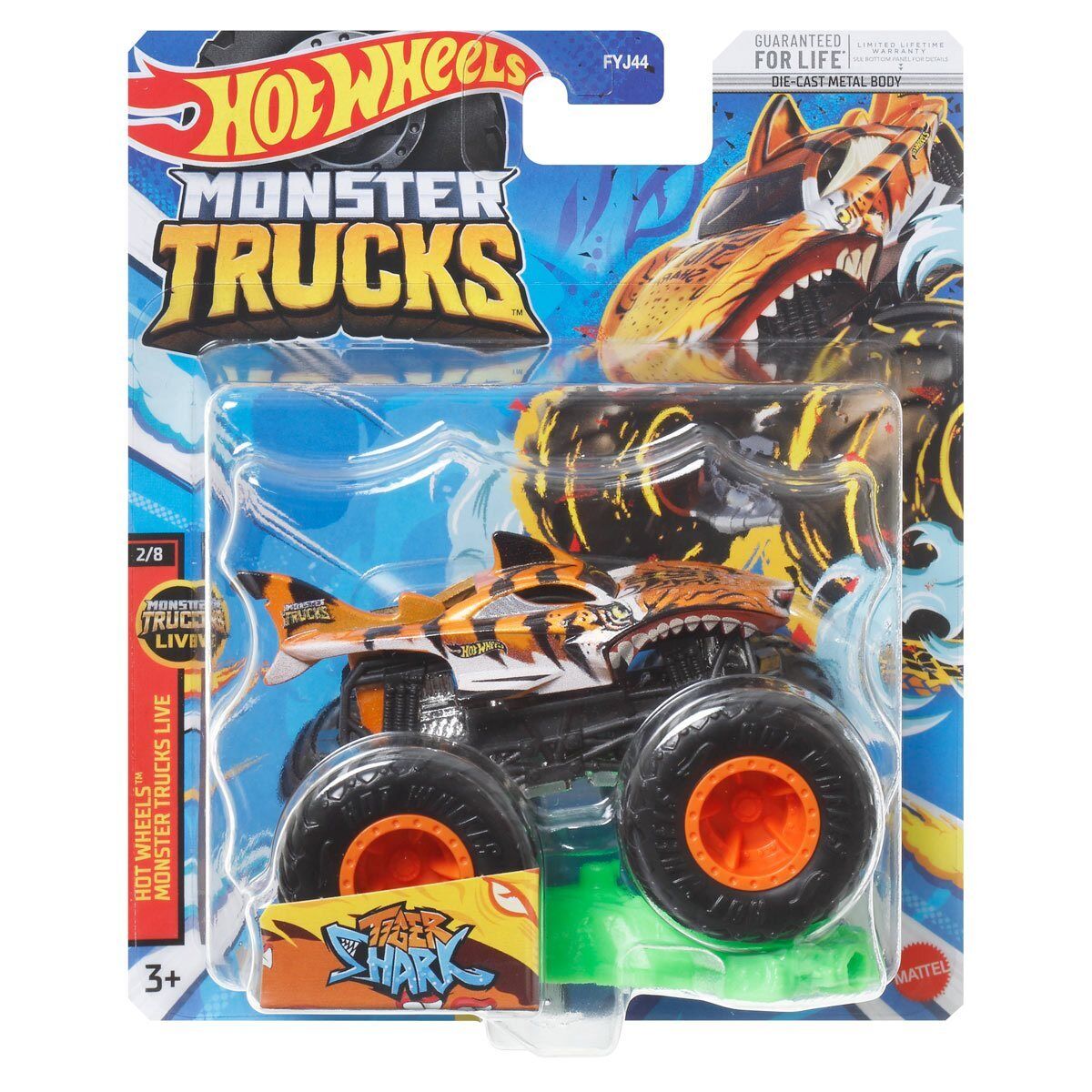 Original Hot Wheels Monster Truck Car Diecast 1:64 Voiture Maga Wrex Big  Foot Loco Punk Kid Boys Toys for Children Birthday Gift