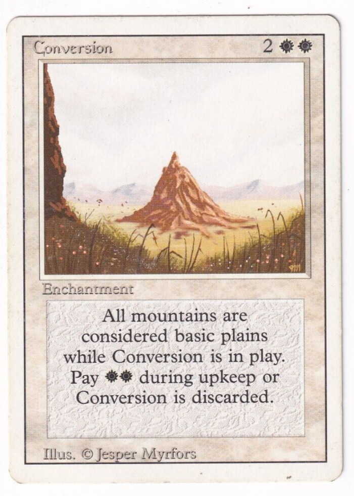 Conversion Revised 3rd Edition #14 Magic The Gathering 1994 MTG Single