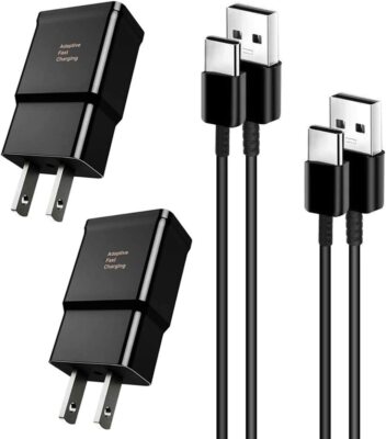 For Samsung Galaxy Adaptive Fast Charger Kit USB Type C Cable Wall Power Adapter