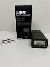 Sunpak DigiFlash 3000 Camera Digital TTL Flash Unit For Nikon DSLR Cameras