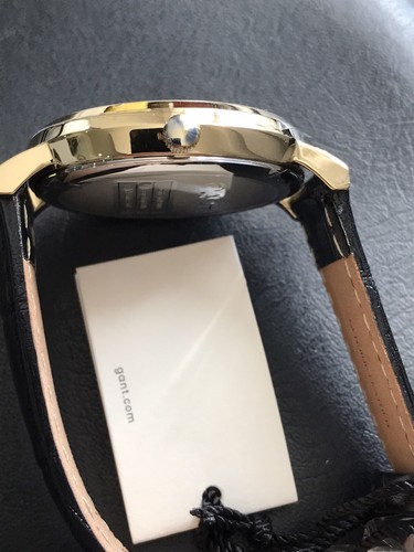 Ladies Genuine Gant Stanford Designer Watch Gold Leather White GT021 Leather - Picture 5 of 14