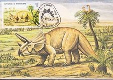 W SAINT-THOMAS 0669 MC DINOSAURS MAXI CARD