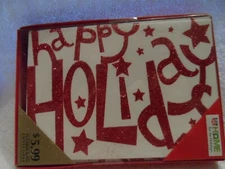  Rite Aid HOME  16 Christmas cards + 16 envelops, Happy Holidays