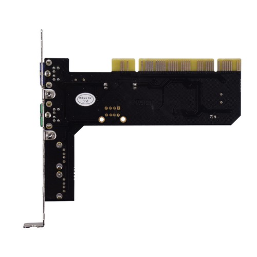 Keyboard Mouse Adapter Card PCI 32bit to 2x PS2 PS/2 + 2x USB 2.0 Port for PC - Picture 2 of 4