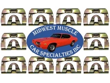 69-90 GM Front Windshield Rear Window Reveal Moulding Molding Trim Clips 10pc UU