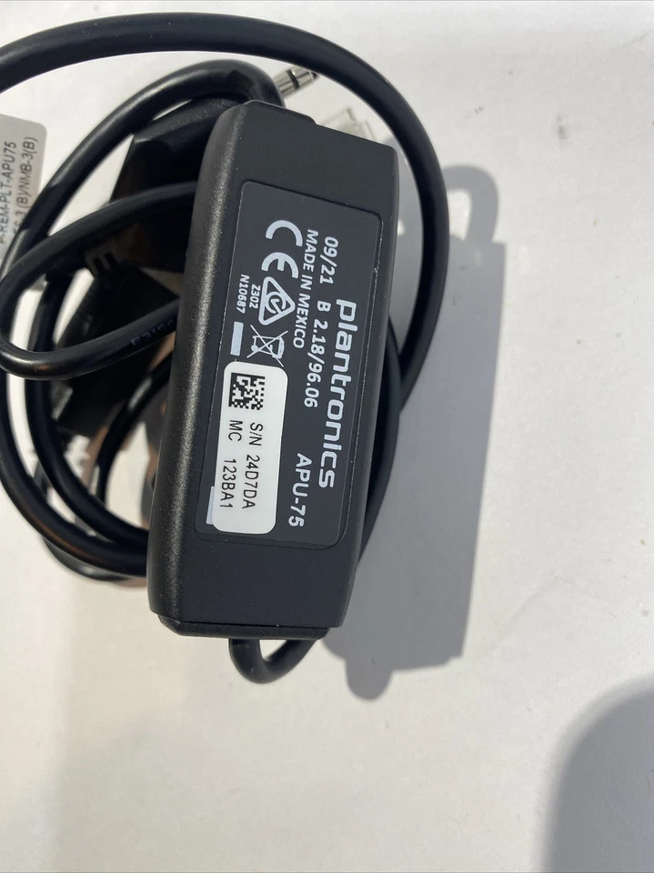 Plantronics APU-75 EHS Hook Switch UC Headset Adapter Cable for CS500/ XD Series - Image 4 of 4