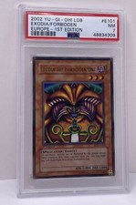 2002 Yu-Gi-Oh LOB E124 1st Edition 124 Exodia The Forbidden One PSA 7