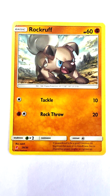 Rockruff 29/30 - Lycanroc Trainer Kit - Pokemon Card - 2017 - NM