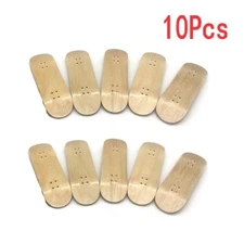 10x Maple 3.9*1.8" Fingerboards Wooden Tech Deck Skateboard Natural Wood Grain