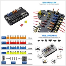 High Current Blade Fuse Block Car Fuse Box Block Holder Parts For Automotive Car
