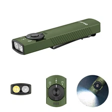 OLIGHT Arkfeld Pro EDC Flashlight Small Powerful with LED Light, UV, Green Laser