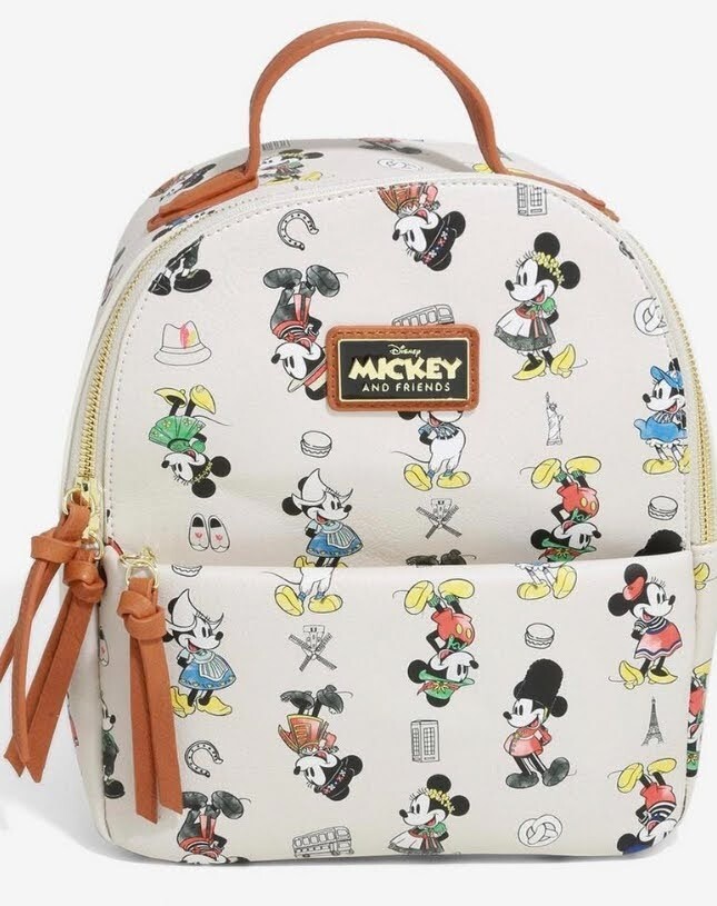 NWT Disney Mickey Mouse Mini Backpack & Matching Wallet Set Disney Mickey Mouse Mini Plush Backpack and Mickey Mouse  main image 3