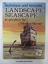 Landscape Seascape In Acrylics by Maurice Harvey Walter Foster Pub. 148