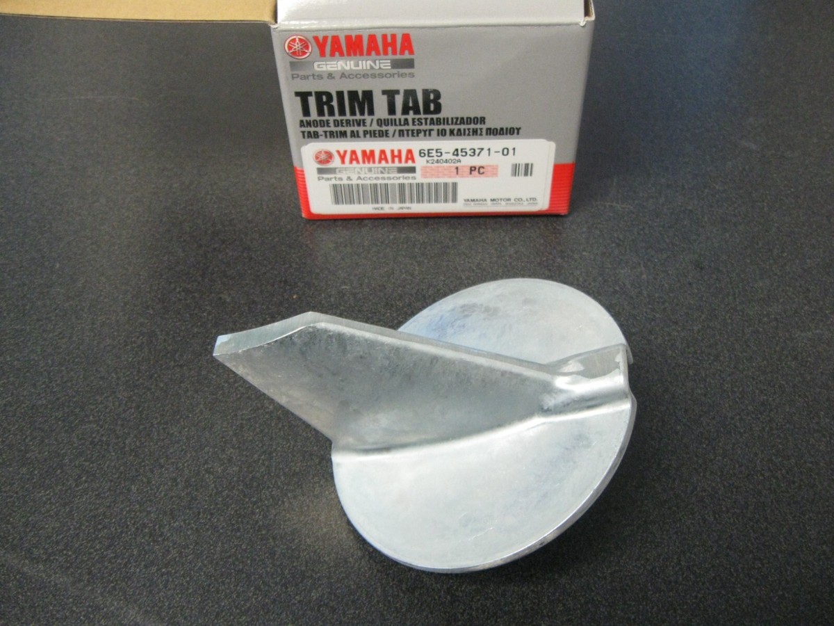 YAMAHA OUTBOARD 6E5-45371-01-00 TRIM TAB BIN0161 | eBay