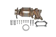 Catalytic Converter with Integrated Exhaust Manifold For 2010 Honda CR-V