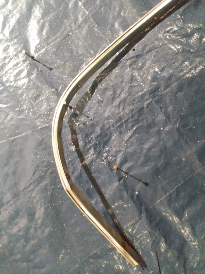 Cadillac Eldorado 1977 1978 OEM guardabarros delantero moldura de rueda abierta - trasero izquierdo Foto 4 de 4