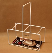 Supahome 2 Milk Bottle Holder Tidy Crate Rack Carrier Doorstep Store Basket